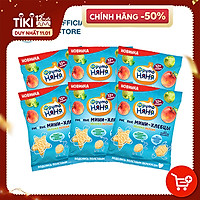 Combo 6 Gói Bánh gạo ăn dặm vị táo, đào Fruto Nyanya 30g