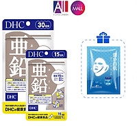 Viên uống hỗ trợ giảm mụn bổ sung kẽm DHC zinc TẶNG mặt nạ Sexylook (Nhập khẩu)