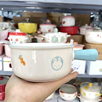 Bộ bát đĩa decor siêu đẹp chảo béo gốm sứ size nhỡ siêu đáng yêu