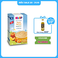 Bột ăn dặm dinh dưỡng Sữa, Đào, Mơ tây HiPP Organic 250g