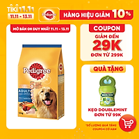 Thức ăn chó Pedigree vị gà & rau củ dạng túi 1.5kg