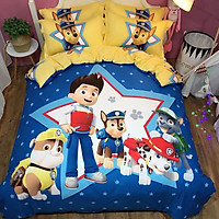 Bộ Chăn Ga Gối Cottong Magic Đội Chó Cứu Hộ PT