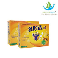 Combo 2 Hộp Đạm Bổ SUVITA giúp bồi bổ sức khỏe, tăng cường sức đề kháng , sử dụng Cho Người Làm Việc Qúa Sức (Hộp 10 vỉ x 10 viên)
