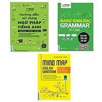 COMBO 3 QUYỂN SÁCH NGỮ PHÁP TIẾNG ANH ( Ngữ pháp tiếng anh căn bản - Hướng dẫn sử dụng ngữ pháp tiếng Anh - Mindmap English Grammar Ngữ pháp tiếng Anh bằng sơ đồ tư duy)