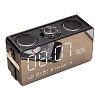 Sony Ericsson (Saiy) S18 Wireless Bluetooth Speaker Mirror Alarm Clock Phone Card Mini Portable Audio Subwoofer Creative Clock