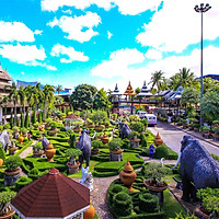Vé Vào Cổng + Show Văn Hóa Thái + Show Biểu Diễn Voi Tại Vườn Nhiệt Đới Nong Nooch Ở Pattaya, Thái Lan
