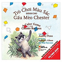 Sách picturebook song ngữ – Trò chơi màu sắc dành cho gấu mèo Chester