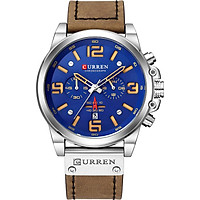 CURREN 8314 Men Watch Quartz Brand Watch Wristwatch Calendar Hour Minute Time Display Leather Watch