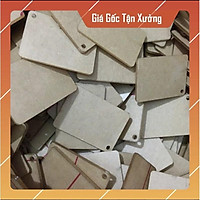 Phôi móc khoá mica HCN 4x6cm ( 1 cặp= 2 miếng )