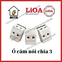 Ổ Cắm Nối Chia 3 Lioa, Phích Cắm 1 ra 3 Lioa - MITA