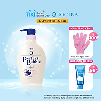 Sữa tắm dưỡng ẩm hương hoa dịu ngọt Senka Perfect Bubble for Body Sweet Floral 500ml