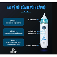 Máy hút mũi điện Chido chính hãng, dụng cụ hút dịch mũi dành cho bé từ 0-6 tuổi CN Nhật Bản.