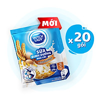 Combo 20 Gói Sữa Dinh Dưỡng Ngũ Cốc Dutch Lady Cô Gái Hà Lan