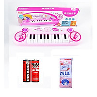 Đồ chơi đàn piano 12 phím cho bé kèm 2 viên pin 34x9.5x3.5cm, chọn màu theo ý+ Tặng kèm hộp đựng bút theo màu chọn