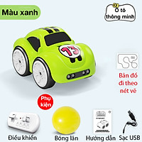 Xe ô tô điều khiển từ xa KAVY NO.8808 thông minh đa chức năng cảm biến ngoại vật, di chuyển 360 độ đi theo đường nét vẽ