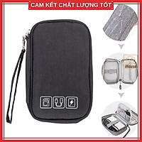Ví túi đựng tiện ích, Túi bao đựng dây cáp pin sạc dự phòng đồ phụ kiện công nghệ cho điện thoại macbook