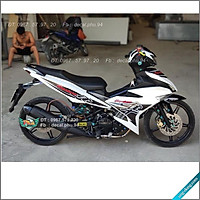 Tem Rời Exciter 150 Trắng đen Hayabusa (N)