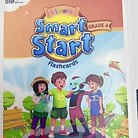 FLASHCARD I LEARN SMART START LỚP 4 - GRADE 4 ️215 thẻ thiết kế hai mặt siêu đẹp bền