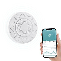 Smart ZigBee Air Quality Monitor Formaldehyde, CO2, Temperature, Humidity APP Remote Monitor Intelligent Linkage