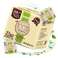 (C & S) rolls of natural wood smooth thick 4 layers of 140g toilet paper * 27 volumes (FCL sales of low-white paper towels)
