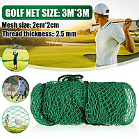9.8x9.8ft/300x300cm Foldable Golf Training Practice Rope Mesh Driving Practice Hitting Net 2.5mm Diameter Line Hitting Indoor Outdoor Garden