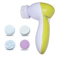 5 In 1 Electric Face Brush Facial Cleansing Brush Face Washing Device Handheld Facial Cleaner Battery Powered Makeup