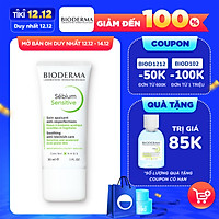 Kem Dưỡng Chăm Sóc Da Dầu Mụn Nhạy Cảm Bioderma Sébium Sensitive 30ml