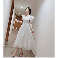 Đầm xòe nơ eo dự tiệc cực sang BY82833