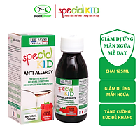SPECIAL KID ANTI-ALLERGIES - Siro giảm dị ứng, mẩn ngứa, mày đay, rôm sẩy - Hỗ trợ tăng cường sức đề kháng và khả năng miễn dịch - Nhập khẩu Pháp (125ml)