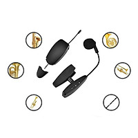UHF Saxophone Mic Wireless Microphone System Clip on Musical Instruments for Saxophone Trumpet Horn Tuba Flute Clarinet Accessories