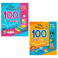 Combo My Picture – 100 First Words – Bức Tranh Từ Vựng – Quyển 1 Và 2 (Bộ 2 Quyển)