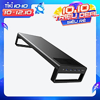 Vaydeer Màn hình LCD đa chức năng với đế để bàn USB 3.0 kèm cáp sạc nhanh không dây