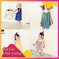 Váy Bé Gái 2 Dây Siêu Xinh, Váy Suông Cho Bé Từ 3 Tháng Đến 4 Tuổi Siêu Phẩm Cực Mềm, Mát, Nhẹ Tênh