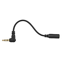 Dây Chuyển Đổi Đầu Cắm 3.5mm TRS 3 Cực Góc 90 Độ Sang Lỗ Cắm TRRS 4 Cực Andoer EY-S04 Cho Điện Thoại
