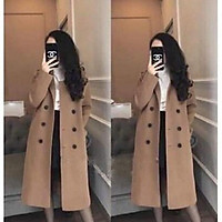 Áo Khoác Dạ Trơn Dáng Dài Túi Chéo, Dạ Tweed Dáng Dài, Dạ vest kẻ cao cấp