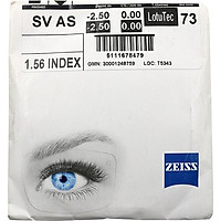 Tròng kính LOẠN CARL ZEISS SINGLE VISION 1.56 UVPROTECT