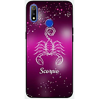 Ốp lưng dành cho Realme 3 Pro mẫu Cung hoàng đạo Scorpio (hồng)