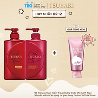 Bộ Đôi TSUBAKI Dưỡng Tóc Bóng Mượt (490ml/chai)