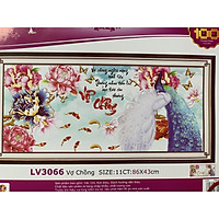 TRANH THÊU VỢ CHỒNG LV3066 (N)