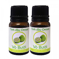 Combo 2 lọ tinh dầu vỏ bưởi hữu cơ Oresoi nguyên chất 10ml – Grapefruit Essential Oil