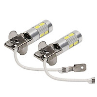 Đèn Sương Mù Siêu Sáng Ánh Sáng Trắng Cho Xe Hơi (H3-5630-10Smd) (Gói 2 cái)