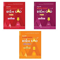 Sách - Combo Bí quyết chinh phục điểm cao Toán 8 Hóa Học 8 - Tập 1 + Tập 2