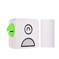 Poooli Pocket Thermal Printer 58mm Wireless BT Printer 300dpi with 1 Roll Thermal Paper for Printing Labels Lists Photos