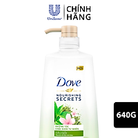 Dầu gội Dove Matcha và Hoa Anh Đào - Dưỡng Tóc Chắc Khỏe Tự Nhiên 640gr