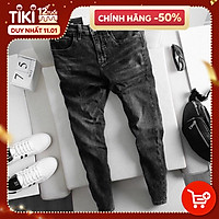 Quần jean nam chất jean xịn Julido, Phối xước mẫu mới form đẹp tôn dáng không quá ôm mẫu QJ113