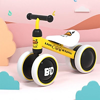 Xe chòi chân B.Duck yên da cho bé từ 1 đến 2 tuổi - Xe thăng bằng khung thép, bánh cao su an toàn cho trẻ DC019