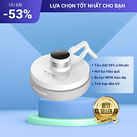 Máy Hút Bụi Cầm Tay Tiêu Diệt Bụi Mạt Và Vi Khuẩn Với Đầu Chải Mềm, Khử Khuẩn Hiệu Quả Với Tia UV