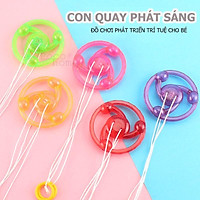 Đồ chơi vận động cho bé con quay kéo bằng dây có đèn led phát sáng đẹp mắt, phát triển kĩ năng và nhận biết Poco Home