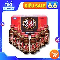 Thực Phẩm Chức Năng Nước hồng sâm Hàn Quốc hộp 10 chai x 100ml