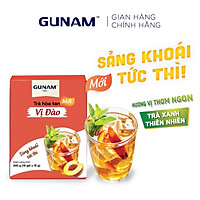 Hộp trà đào hòa tan GUNAM (16 gói x 15g)